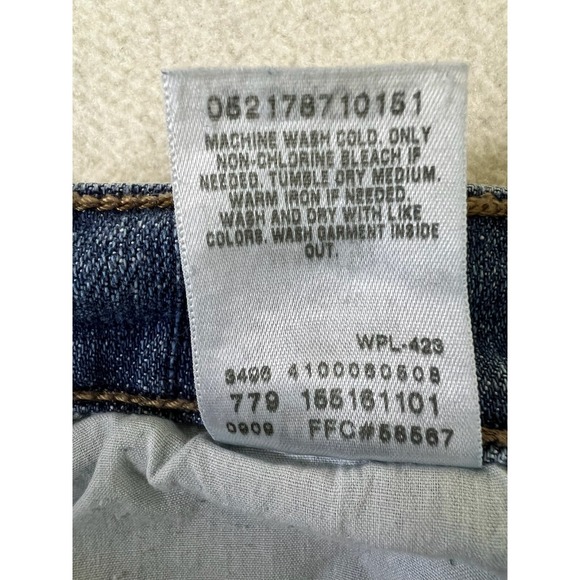 Levi's 515 Bootcut Jeans Women's 8 Short 30x30 Blue Denim  Flaured Casual Y2K - Picture 15 of 16